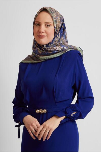 Alvina وشاح منقوش 8537