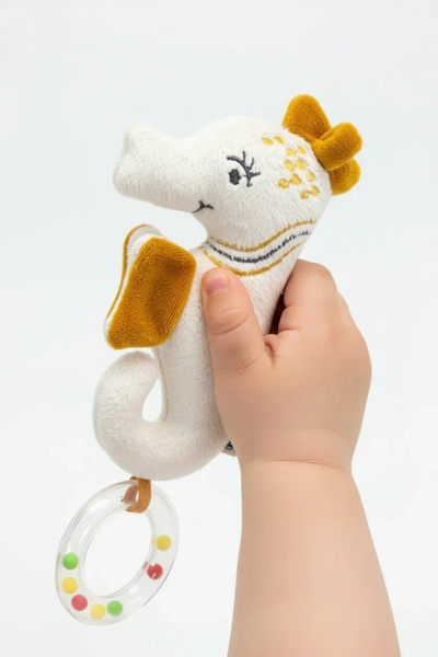 Babyjem Rattle Sea Horse 818 Mint Green 15x8 cm