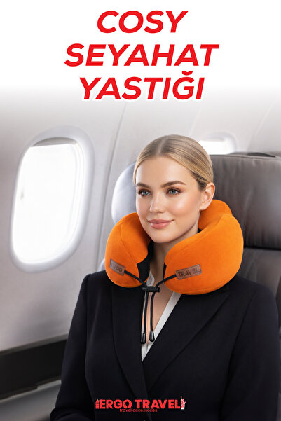 Viscofoam Cosy Ortopedik Seyahat Yastığı Visco Boyun Destekli Seyahat Yastığı...
