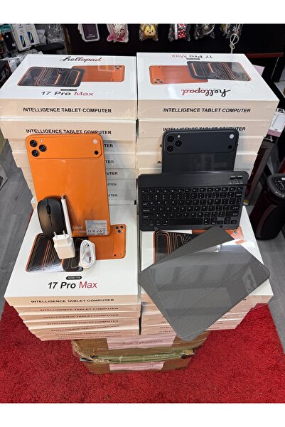 asfteknoloji İ17 AİR Max Full Set Tablet Klavye+Mouse+Kalem+Kılıf+Kırılmazcam...