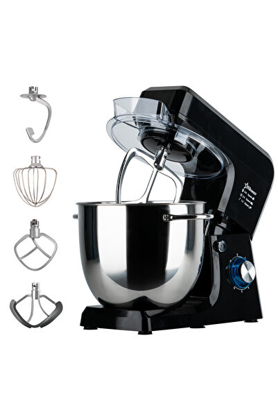 STARCREST Robot de bucatarie profesional STARCREST SKM-2002BK, 2000 W, Bol 10...