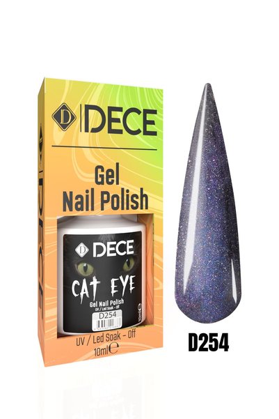d dece Kalıcı Oje Uv Led D254 (KEDİ GÖZÜ) 10ml