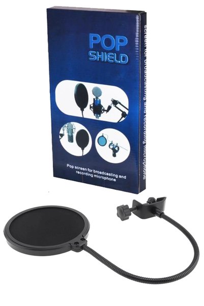 Zerx Stüdyo Mikrofon Pop Filtre - Pop Filter Gürültü Engelleyici