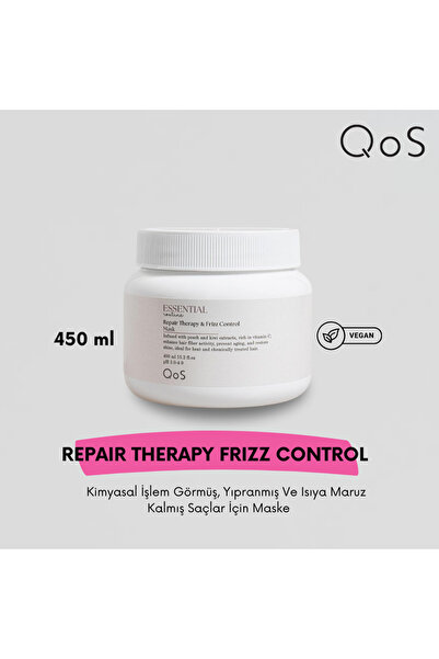 QOS Essential Routine Repair Therapy & Frizz Control Maske