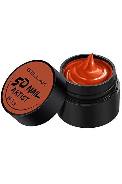 gellak 5D Nail Art Tırnak Süsleme Jeli 6ml