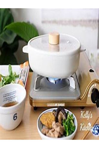 NEOFLAM Apex-Fika Low Casserole 26cm with Silicone Rim Glass Lid offwhite