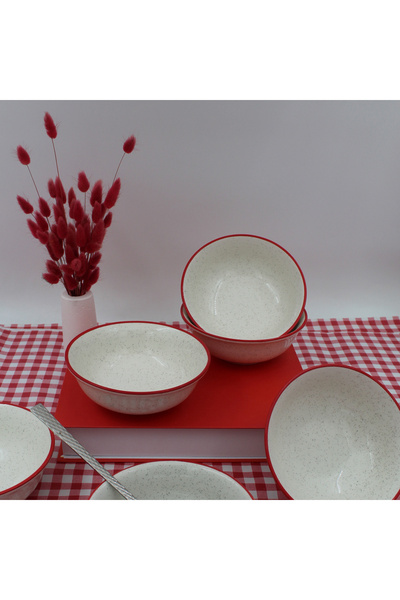 Arna Porselen Kiraz 14 Cm Çorba Kasesi 6 Adet