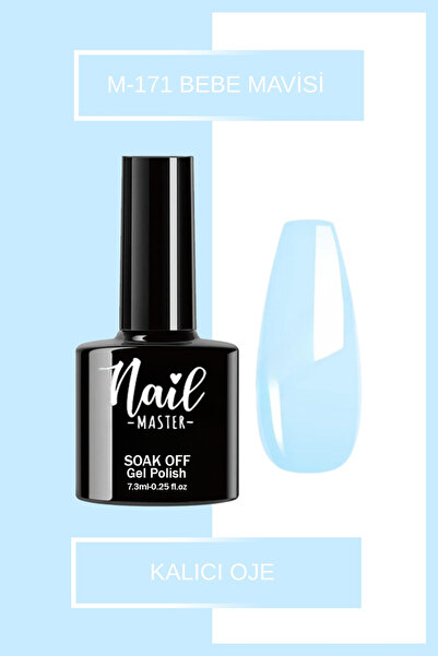 Nail Master M171 Kalıcı Oje 7,3ml Bebe Mavisi