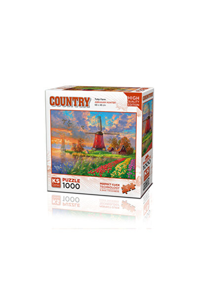 Ks Games Tulip Farm 1000 Parça Puzzle