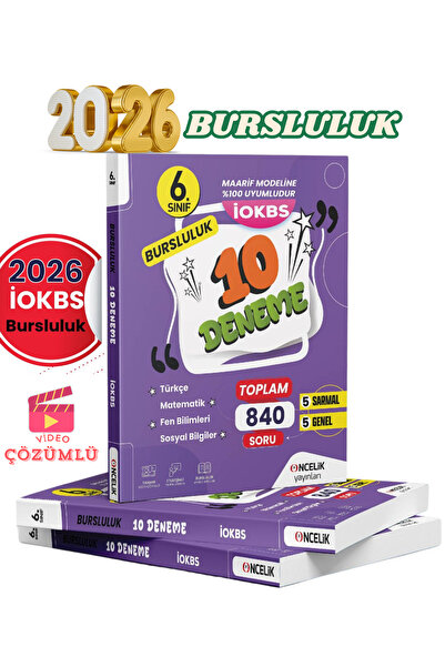 Öncelik Yayınları 6. Sınıf 2026 MEB İOKBS Bursluluk Sınavı Yeni Maarif Güncel...