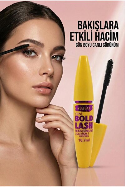 MUJGAN Bold Lash Maksimum Hacimli Maskara Sarı Renk