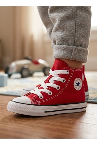 Converse Crvene Chuck Taylor All Star visoke patike - Dječje ležerne cipele