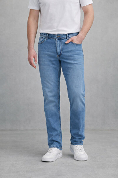 Polo State Pantaloni albaștri de blugi cu croială normală pentru bărbați