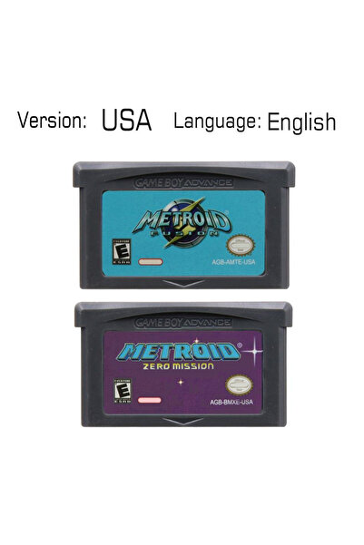 BANDAI قطعتان من لعبة مترويد الأمريكية، سلسلة مترويد، لعبة فيديو جيم بوي أدفا...