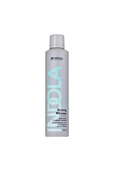 Indola Strong Mousse for Strong Hold and Long-Lasting Volume, 200ml
