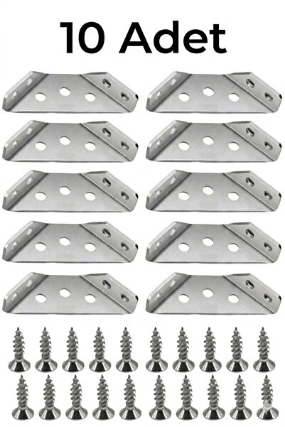 BAŞKAN YAPI HIRDAVAT Üçgen Köşe Birleştirme Aparatı - Dereceli Gönye 10 Adet ...