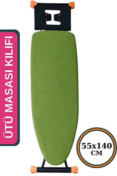 Felt Ironing Board Case Large Size 55x140 cm Premium Khaki Green with Drawstring Stopper