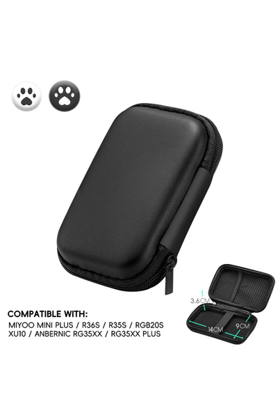 Choice Black Case and Caps DATA FROG Case for Anbernic RG35XX Plus Miyoo Mini...