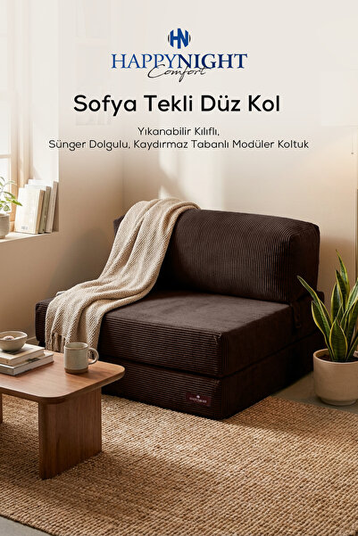 HAPPYNIGHT Sofya Tekli Koltuk Düz Kol| Oyun Koltuğu | Sünger Koltuk | Sinema ...