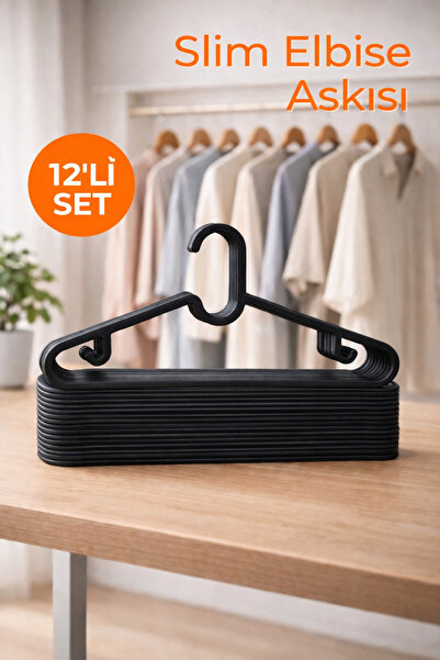 ESTİ 12 komada - crna haljina, šal, košulja, vešalica za majice, nelomljiva v...