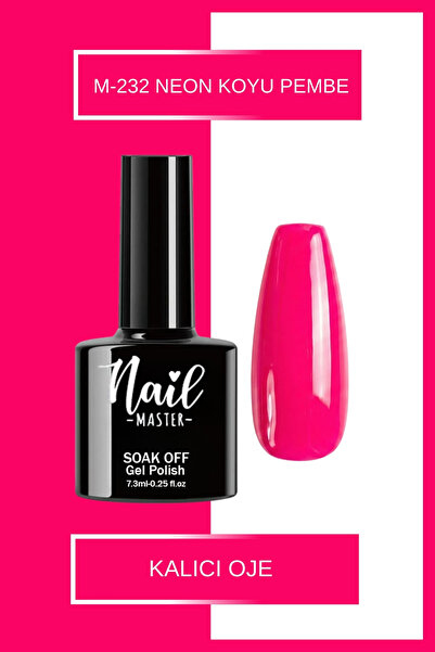 Nail Master M232 Kalıcı Oje 7.3 ml Neon Koyu Pembe