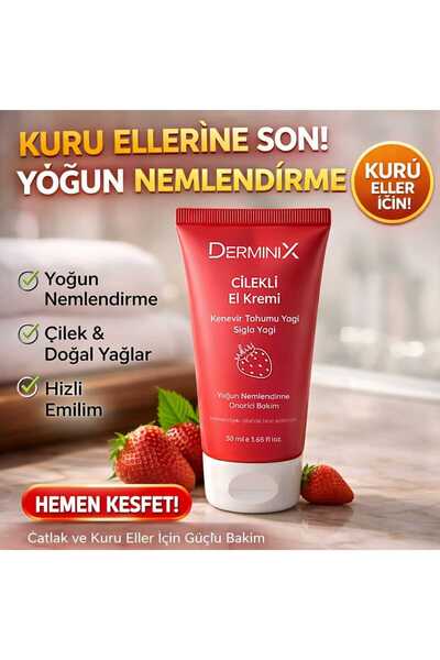 Derminix Çilek El Kremi 50ml