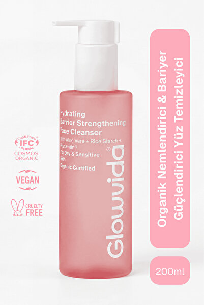 Glowvida Organik Nemlendirici & Cilt Bariyeri Güçlendirici Yüz Temizleme Jeli...