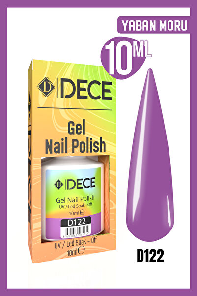 d dece Kalıcı Oje UV Led D122 (MOR SERİSİ) 10ml