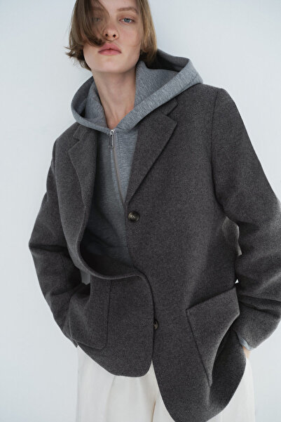 H&M Yün Karışımlı Blazer