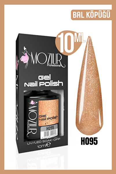 MOZIUR Kalıcı Oje Uv Led H095 (SİMLİ SERİ) 10ml
