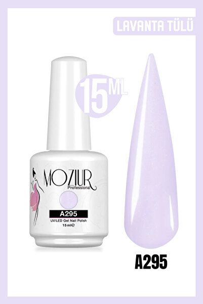 MOZIUR Kalıcı Oje UV Led A295 (IŞILTI SERİSİ) 15ml