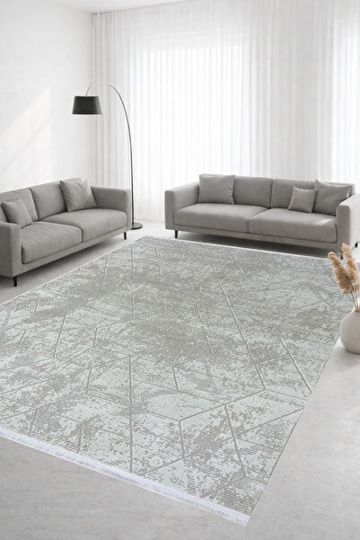 ünalcarpet 4 Metrekare - 6 Metrekare Bambu Tarz Modern Dokuma Salon Oturma Od...