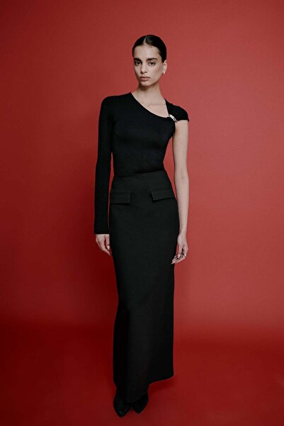 VATKALI Μάξι φούστα με λεπτομέρειες με πτερύγια - Premium Edition