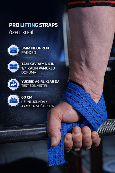 Dex Supports 2-Pack Weight Lifting Strap Lifting Straps