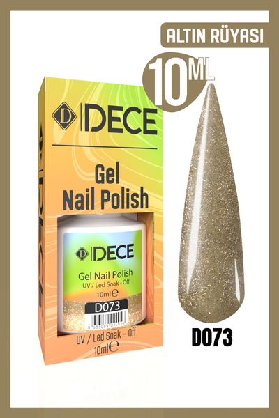 d dece Kalıcı Oje UV LED D073 (SİMLİ SERİ) 10ml