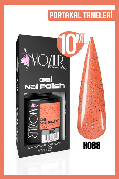 MOZIUR Kalıcı Oje Uv Led H088 (SİMLİ SERİ) 10ml
