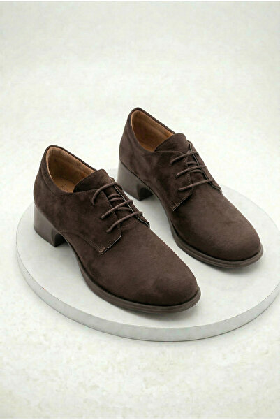 Shoesers Women's Bitter Brown Suede Block Heel Pack of Loafers Shoes Classic ...