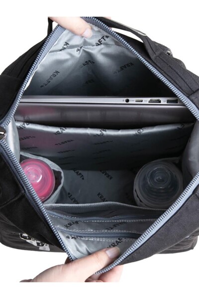 Kraft Lilly Anne Bebek Bakım Çantası - Siyah