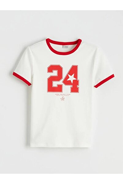 LC Waikiki Tricou imprimat pentru fete (S6)