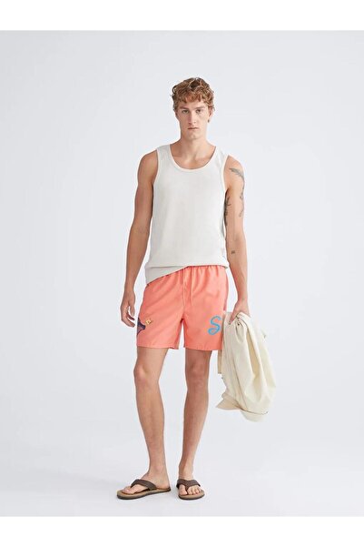 LC Waikiki شورت سباحة قصير للرجال من سبونج بوب مطبوع (S6)