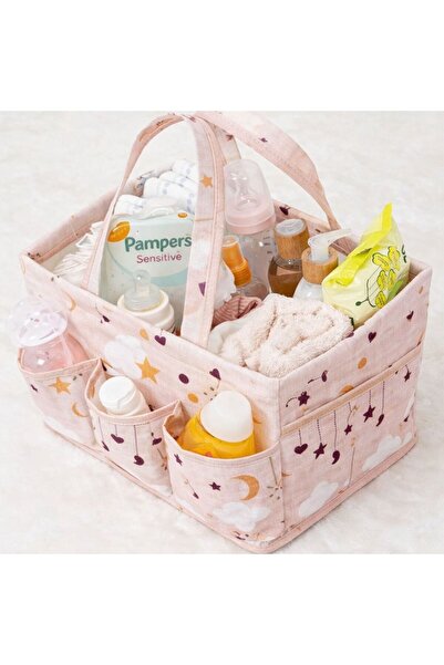MorPort Pink 61 - Easy Pattern and Portable Baby Care Bag