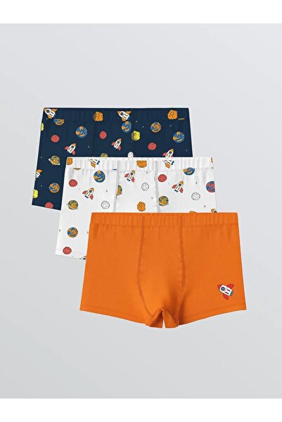 LC Waikiki Boxeri pentru băieți cu imprimeu bleumarin, pachet de 3 (S6)