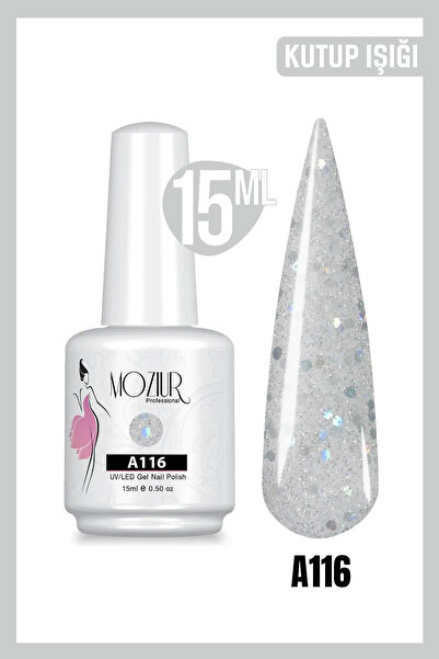 MOZIUR Kalıcı Oje UV Led A116 (SİMLİ SERİSİ) 15ml