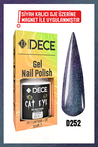 d dece Kalıcı Oje Uv Led D252 (KEDİ GÖZÜ) 10ml