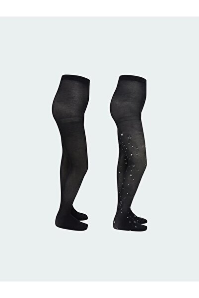 LC Waikiki Chiloți subțiri negri pentru fete, pachet de 2 (S6)