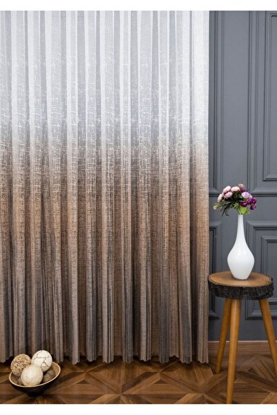 Belvedere Color Transition Linen Textured New Style Sheer Curtain