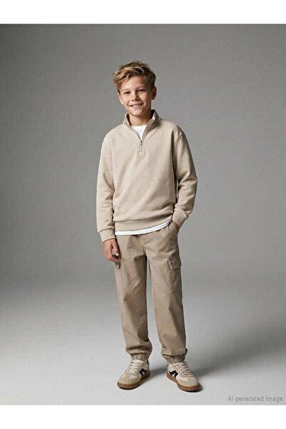 LC Waikiki Pantaloni pentru băieți cu croială normală pantaloni jogger (S6)