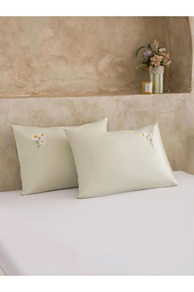 LC Waikiki Mixed Floral Embroidered Pillowcase Set of 2 50X70 cm (S6)