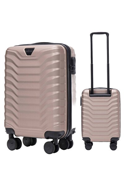 wings Bagaj de cabină Peafowl XS Champagne - Auriu, ABS, Încuietoare, 28L