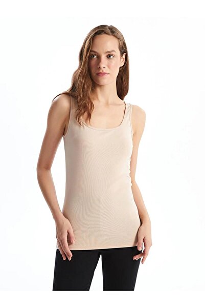 LC Waikiki Λευκό γυναικείο εσώρουχο με λαιμόκοψη U (S6)